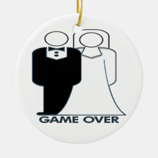 Spiel über Ihrer verheirateten Keramik Ornament