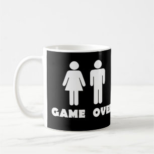 Spiel über kaffeetasse