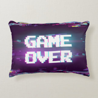Spiel über Konzept, glitzernde Wirkung. Dekokissen