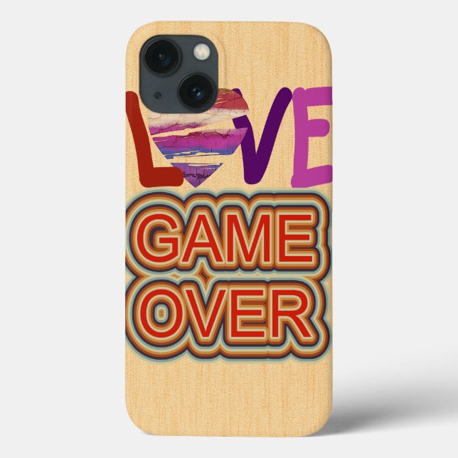Spiel über Liebe und Herz Case-Mate iPhone Hülle (Rückseite)