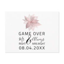Spiel über lustige Save the Date Hochzeitsstimmung