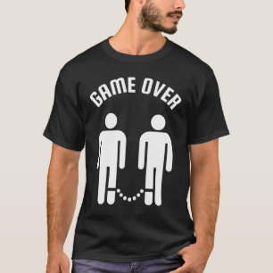 Spiel über lustiger homosexueller Ehe T-Shirt