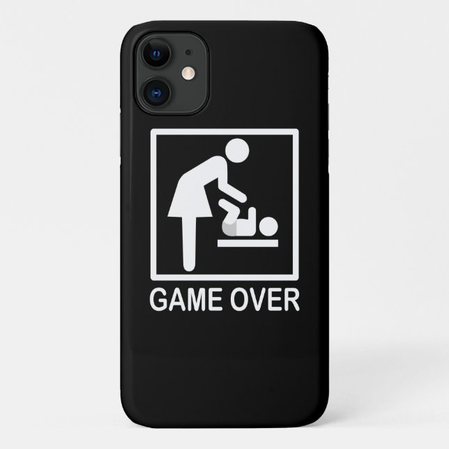 Spiel über Mama Funny Pictograph Case-Mate iPhone Hülle (Rückseite)