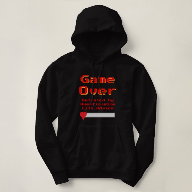 Spiel über Meme Hoodie Sweatshirt (Design vorne)