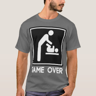 Spiel über neuem Baby für Elternteil-Vater T-Shirt