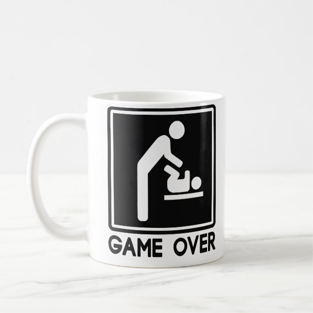 Spiel über neues Baby für den Vater der Eltern Kaffeetasse (Links)