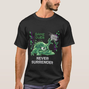 Spiel über nie Verzicht auf Retro-Gaming-T - Shirt