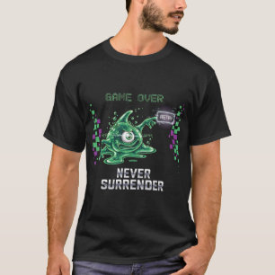 Spiel über nie Verzicht auf Retro-Gaming-T - Shirt