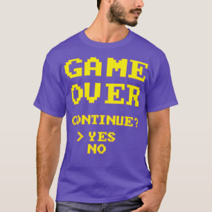 Spiel über Retro Gaming Pixel Art T-Shirt