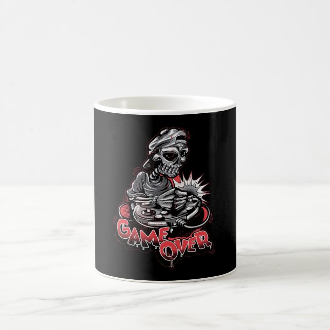 Spiel über Skull Kaffeetasse (Mittel)