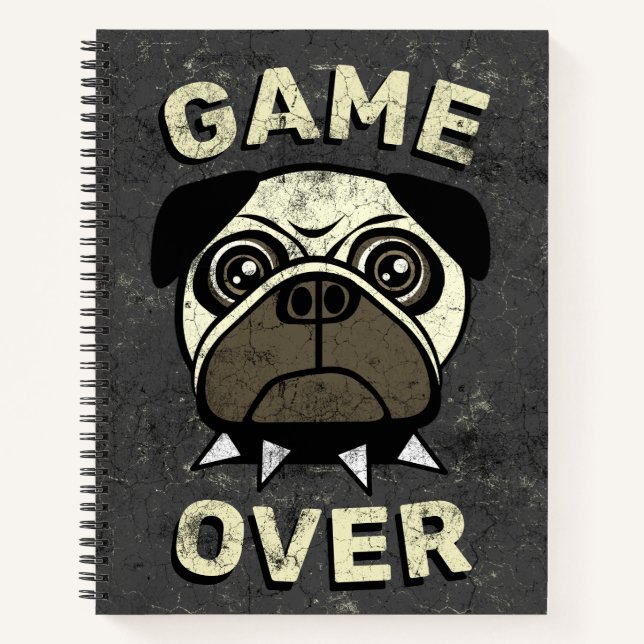 Spiel über wütend Hund RUD Notizbuch (Vorderseite)