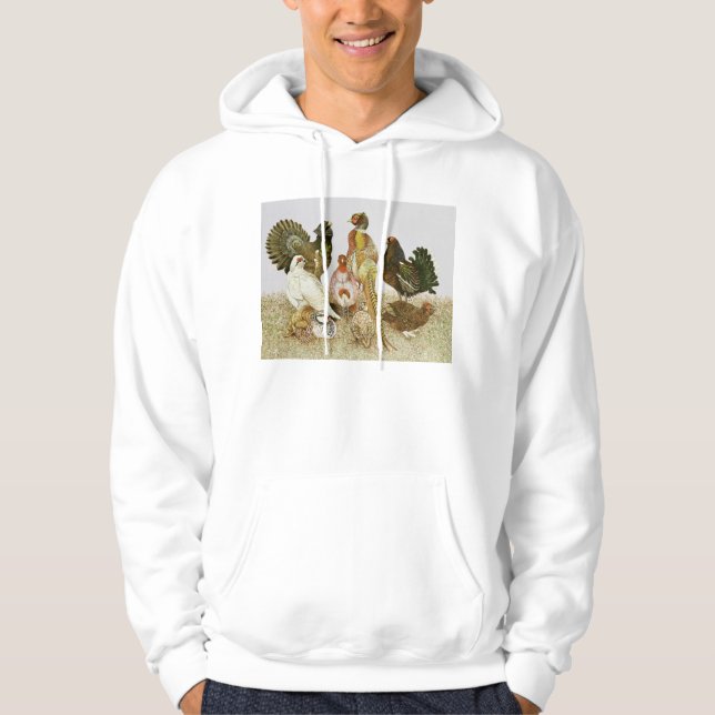 Spiel-Vögel Hoodie (Vorderseite)