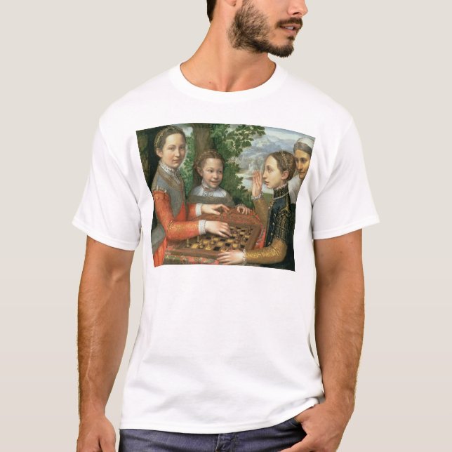 Spiel von Schach, 1555 T-Shirt (Vorderseite)