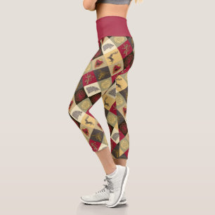 Spiel von Thrones Sigil Pattern Capri Leggings