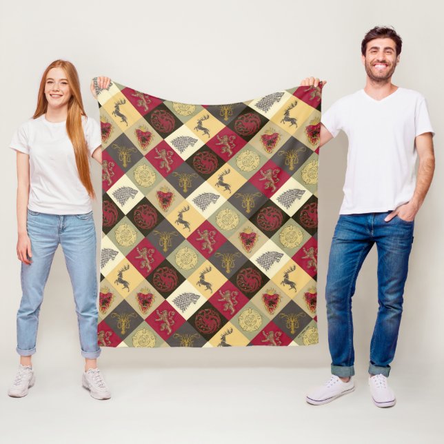 Spiel von Thrones Sigil Pattern Fleecedecke (Beispiel)