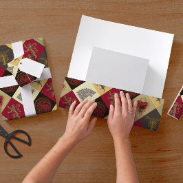 Spiel von Thrones Sigil Pattern Geschenkpapier Set