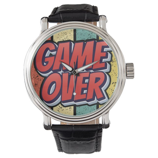 Spiel vorbei. armbanduhr (Vorderseite)