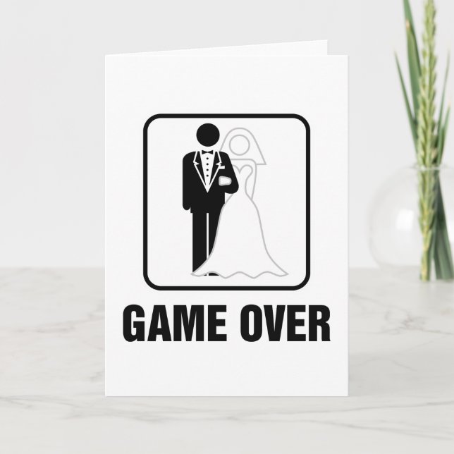 Spiel vorbei karte (Vorderseite)