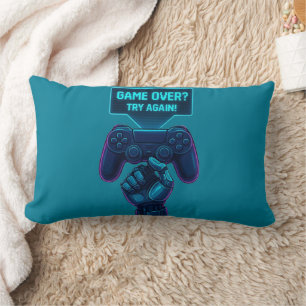 Spiel vorbei? Nochmal versuchen! Futuristic Gamer  Lendenkissen