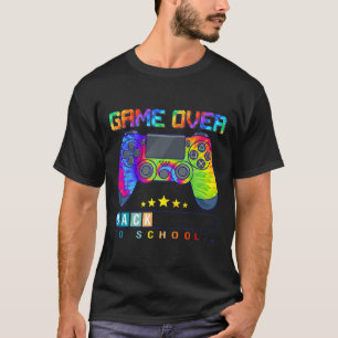 Spiel vorbei, zurück zur Schule Spaß Kinder erster T-Shirt