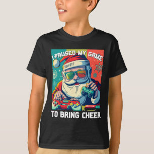 Spiel Weihnachten habe ich mein Spiel unterbrochen T-Shirt
