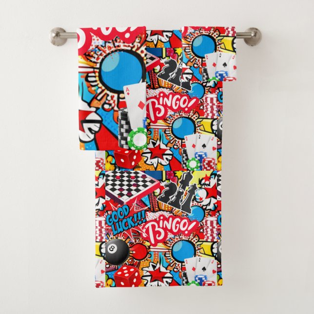 Spielabend Badhandtuch Set (Insitu)