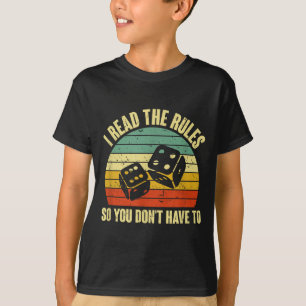 Spielabend Erwachsene Lustige Brettspiele Ich las T-Shirt