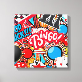 Spielabend Leinwanddruck