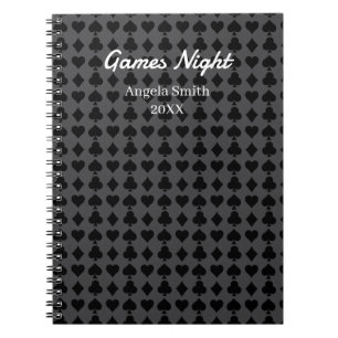 Spielabend Notizbuch – Punktezähler & Partyspiele Notizblock