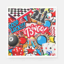 Spielabend Serviette