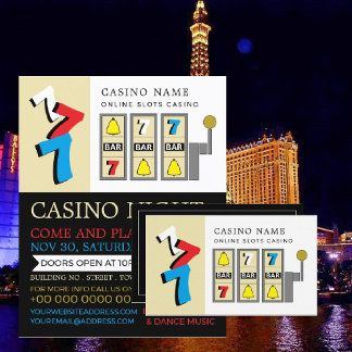 Spielautomat, Casino, Spieleindustrie Visitenkarte