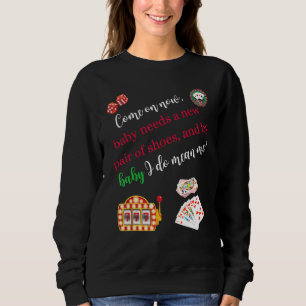 Spielautomat für Casino Poker Sweatshirt