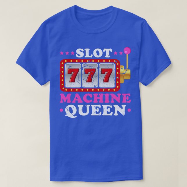 Spielautomat Gambler Casino Player Gambling T-Shirt (Design vorne)