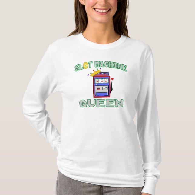 Spielautomat-Königin T-Shirt (Vorderseite)