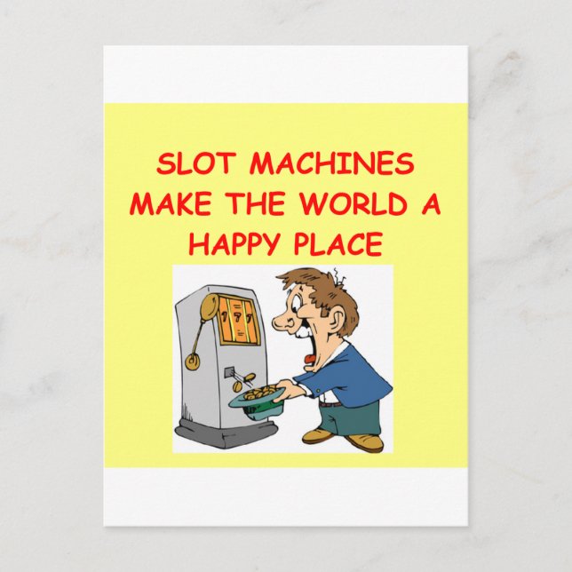 Spielautomat Postkarte (Vorderseite)