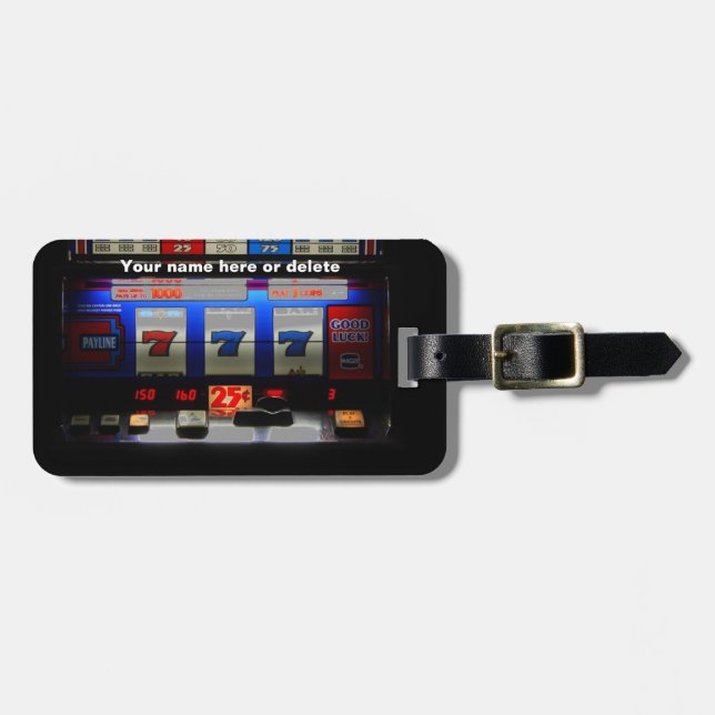 Spielautomat-Spieler-Taschen-Umbau Gepäckanhänger (Vorderseite horizontal)