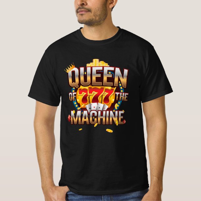 Spielautomaten im Casino Kunst T-Shirt (Vorderseite)