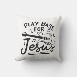 Spielball für Jesus Christliche Gitarrist Kissen