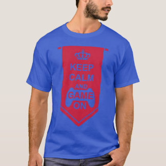 Spielbanner Keep Calm Freund T-Shirt