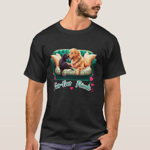 Spielbares Hunde- und Katzen-Duo 'Fur-Ever Freunde T-Shirt