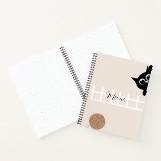 Spielbares Kitty-Notizbuch Notizbuch