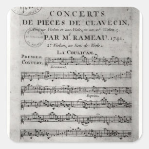 Spielberichtsbogen für 'De Concerts de Pieces Quadratischer Aufkleber