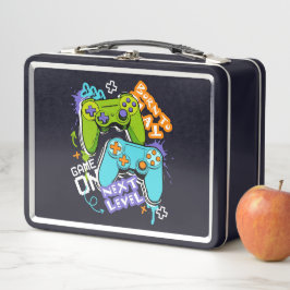 Spielcontroller Graffiti  Gaming Born To Play  Metall Brotdose
