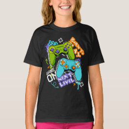 Spielcontroller Graffiti  Gaming Born To Play  T-Shirt