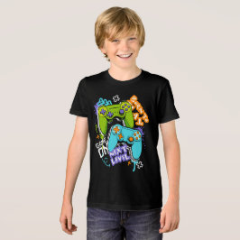 Spielcontroller Graffiti  Gaming Born To Play  Tri-Blend Shirt