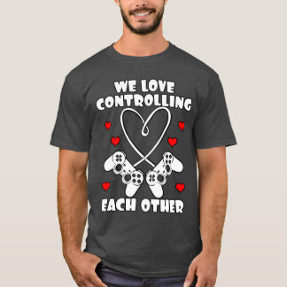 Spielcontroller Herzen Gaming-Beziehung Valenti T-Shirt