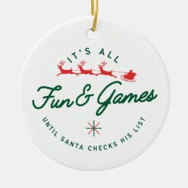 Spiele 2 keramik ornament