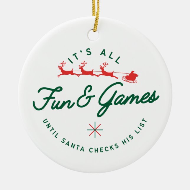 Spiele 2 keramik ornament (Vorne)