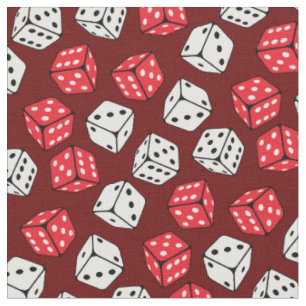Spiele auf der Würfel Stoff