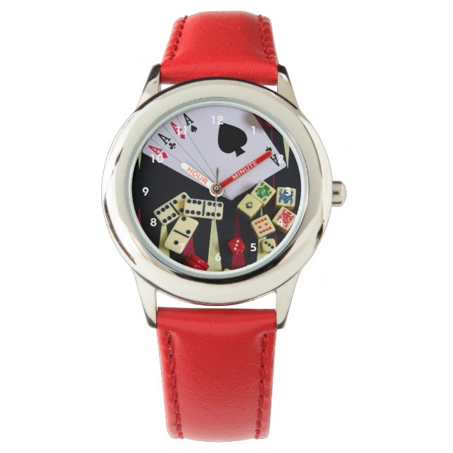 Spiele-Casino-Spiele Armbanduhr (Vorderseite)